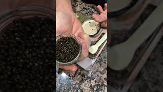 Osetra Sturgeon Caviar Costco Tasting [upl. by Kamin]