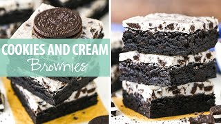 Cookies and Cream Brownies [upl. by Jase]