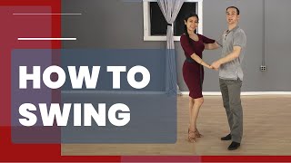 How To Swing Dance For Beginners East Coast Swing [upl. by Elkraps]