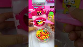 Satisfying with Unboxing Miniature Washing Machine Set Toys Kitchen Eating Candy ASMR Videos [upl. by Jess]