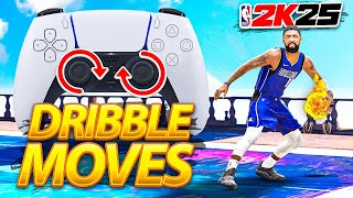 NBA 2K25 BEST DRIBBLE TUTORIAL for BEGINNERS w HANDCAM  BEST DRIBBLE MOVES in NBA 2K25 [upl. by Kcirdec787]