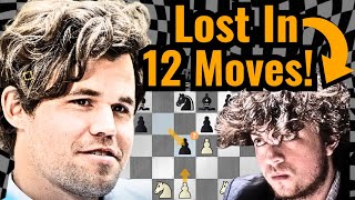 Magnus Carlsen Is NOT HUMAN Destroys Hans Niemann With MACHINE MIND  100 Accuracy [upl. by Yehudi]