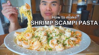 How to make SHRIMP SCAMPI PASTA [upl. by Erialb720]