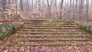 French Creek state park A grand staircase in the woods [upl. by Ahsilet]