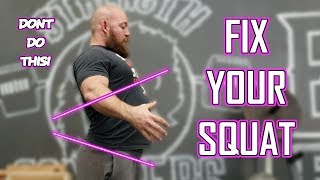 Squat Series 1 Bracing Correctly and How to Breathe During a Squat POSTURE IS KEY [upl. by Philipp644]