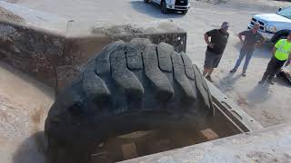 Arjes 250 Impaktor Recycling Massive Tire [upl. by Ettenot]