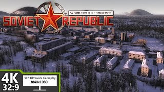 WORKERS amp RESOURCES SOVIET REPUBLIC Gameplay  329 Aspect Ratio [upl. by Rose]