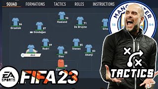 Play like Guardiolas Man City in FIFA 23  3241 Tactics [upl. by Matland]