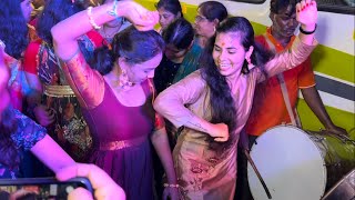 Girls Teenmaar Dance  Girls Superb Dance  Teenmaar Dance  Hyderabad Chatal Band  Hyderabad Band [upl. by Tracay]