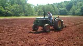 Planting corn for the deer with a JD 2240 and 246 planter [upl. by Ayikin]