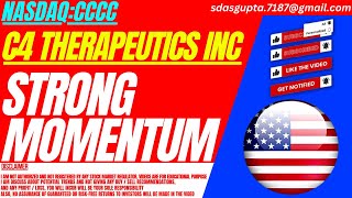 STRONG MOMENTUM  CCCC STOCK ANALYSIS  C4 THERAPEUTICS STOCK  C4 STOCK [upl. by Riek]