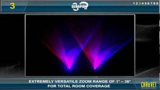 Scorpion RVM  Bright colormixing aerial effect laser by CHAUVET [upl. by Kerry419]