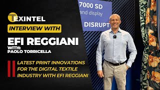 TEXINTEL LIVE INTERVIEW WITH PAOLO TORRICELLA ON THE LATEST INNOVATIONS FOR DIGITAL TEXTILE PRINTING [upl. by Xela]