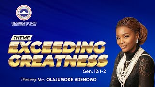 Olajumoke Adenowo RCCG HOUSE OF FAITH AGUDA [upl. by Nairdad21]