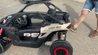 BUGGY CANAM MAVERICK 24V  4 MOTORES 200W [upl. by Heywood774]