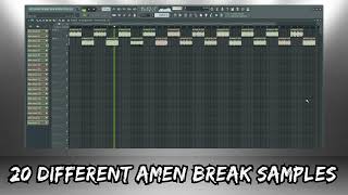 20 Different AMEN BREAK SAMPLES [upl. by Apgar809]