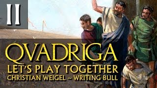 Lets Play QVADRIGA  Antike Wagenrennen 2 [upl. by Seugram217]