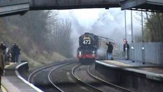 6024 GWR King Edward I flying through Keynsham [upl. by Justus]