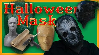 Lets make an easy Burlap Halloween mask [upl. by Hiasi361]