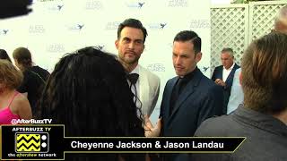 Cheyenne Jackson and Jason Landau at 2018 Angel Awards [upl. by Tove]