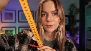 ASMR Relaxing Tailoring Services RP Measuring amp Taking Notes  Soft Spoken [upl. by Htnicayh]