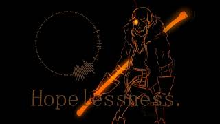 Papyrus Disbelief  Hopelessness Fan  made disbilief megalovania [upl. by Bowra]