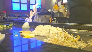 Hibachi Dining Experience at Kyoto Japanese Steakhouse  ASMR Cooking Sounds [upl. by Airetahs575]