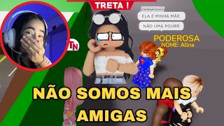 FIZ DUAS AMIGAS TERMINAREM A AMIZADE NO ROBLOX 😳🤣 [upl. by Emrich141]