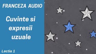 Franceza AUDIO 1  Cuvinte si expresii uzuale in franceza 2019 [upl. by Koralie779]