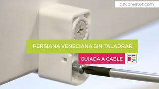 Persiana veneciana guiada a cable sin taladrar [upl. by Lotus212]