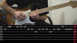 Led Zeppelin  Stairway to heaven solo Guitar lesson with TAB [upl. by Nelluc]