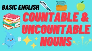 Countable amp Uncountable Nouns  Basic English  English Grammar amp Composition [upl. by Lenz106]