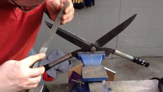 How to Sharpen Hedge Clippers [upl. by Nij838]