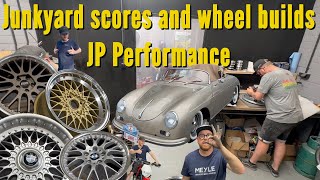 Junkyard scores  Custom speedlines  BMW Wheels  BBS Mahle  Passat boys to JP Performance [upl. by Zephaniah]