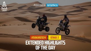 Extended highlights of Stage 2 presented by Aramco  Dakar2024 [upl. by Barth]