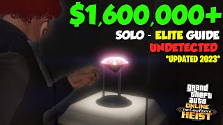 UPDATED GTA Online Cayo Perico Heist SOLO Elite Challenge Stealth Guide  1640000  NEW ROUTE [upl. by Amargo]