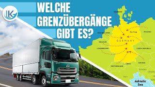 Verkehrsgeographie Welche wichtigen Grenzübergänge gibt es [upl. by Anavahs]