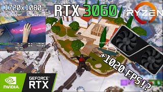 🚀 RTX 3060  Ryzen 5 5600X 🚀 1720x1080 · LOW Meshes · FORTNITE Competitive Settings [upl. by Materi470]