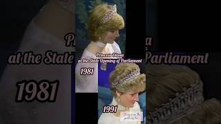 Princess Diana at the State Opening of Parliament 19811991 [upl. by Wailoo674]