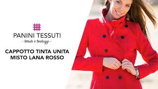 Cappotto in Misto Lana Rosso per colorare il tuo Inverno [upl. by Lonier]