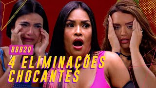 4 ELIMINAÇÕES QUE CHOCARAM A CASA BIANCA ANDRADE PETRIX PYONG E DANIEL 💥  BIG BROTHER BRASIL 20 [upl. by Barra690]