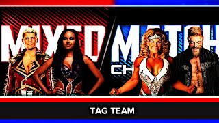 WWE 2K23 Cody Rhodes and Brandi Rhodes vs Edge and Beth Phoenix [upl. by Yecac543]