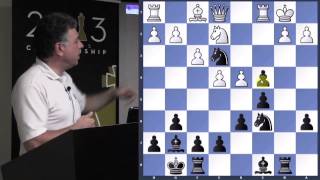 Sacrificing the Queen  GM Yasser Seirawan  20130731 [upl. by Nnylyahs]