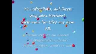 Nena 99 Luftballons lyrics ORHAN TURHAN quotquotBY ORİquotquot [upl. by Trela]