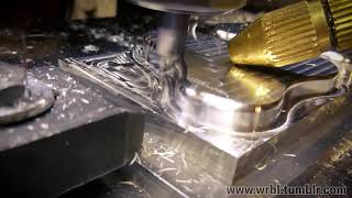 Cutting a 3mm roundover in aluminium [upl. by Weiser400]