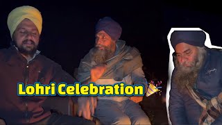 Lohri Celebration  ਲੋਹੜੀ ਸਾਰਿਆ ਨੇ ਮਿਲਕੇ ਮਨਾਈ  lohri punjab shed [upl. by Burtie142]