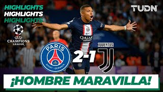 Highlights  PSG 21 Juventus  UEFA Champions League 2223J1  TUDN [upl. by Nahtnoj]