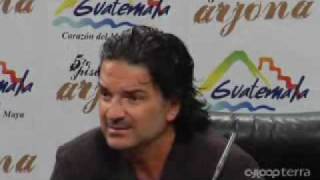 Rueda de prensa de Ricardo Arjona en España 2009 [upl. by Karly]