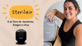 Review Sterilair Aparelho que promete purificar o ambiente de vírus fungos e bactérias 🫰🏻😱 [upl. by Vine]