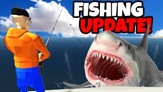 Can I Catch a MEGALODON in the NEW Fishing Update in Stormworks [upl. by Milano]